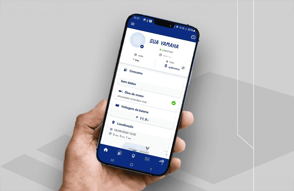 SUA YAMAHA NAS SUAS MÃOS